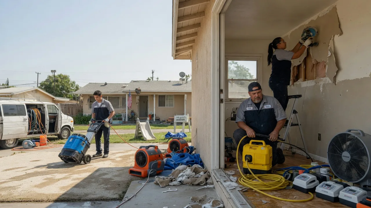 Water Damage Restoration in Danevang, TX near me
